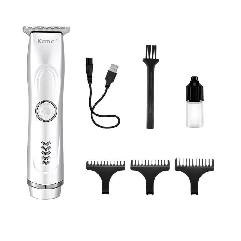 Kemei KM-6011 Professional Men Hair Clipper | USB Rechargeable Cordless Beard & Hair Trimmer